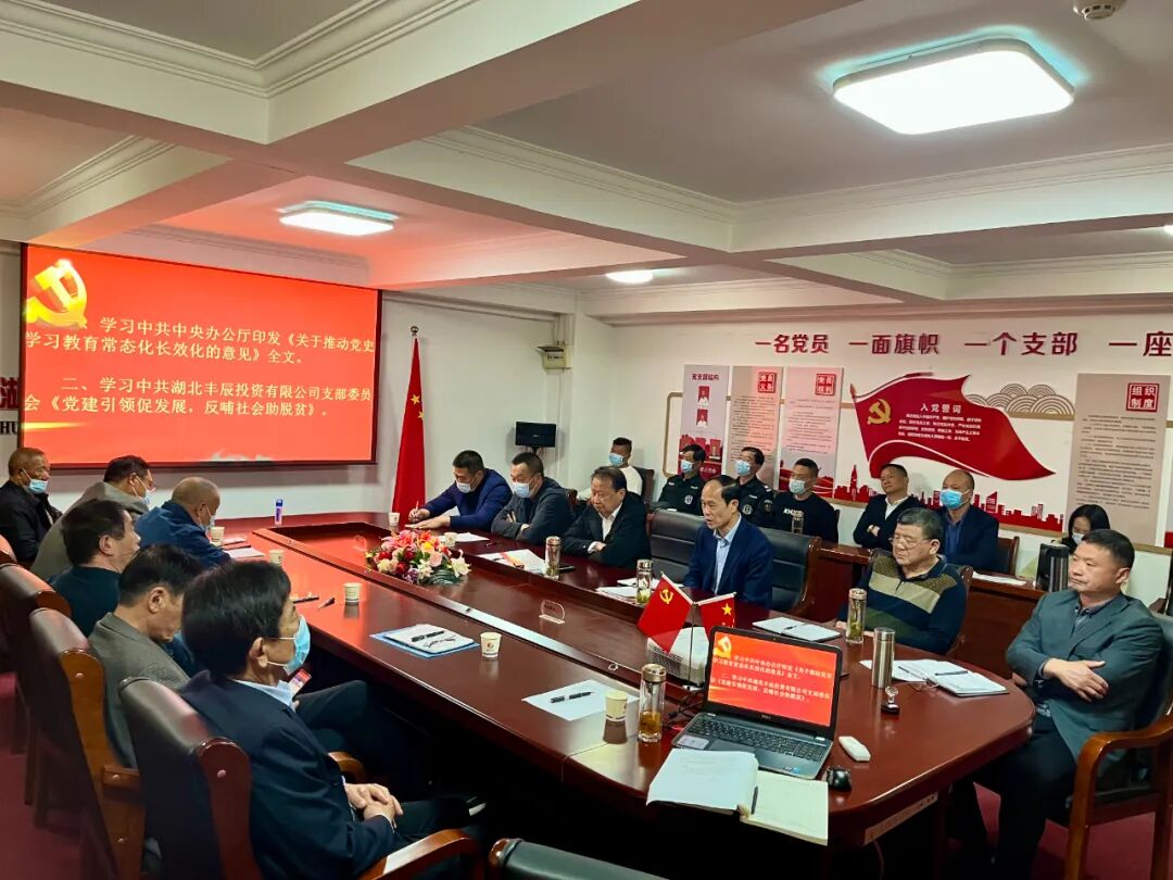 公司党支部开展主题党日活动